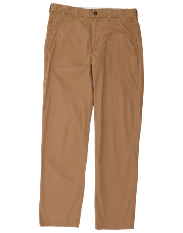 Marks & Spencer Herren Blue Harbour Chinohose W34 L33 Beige Baumwolle