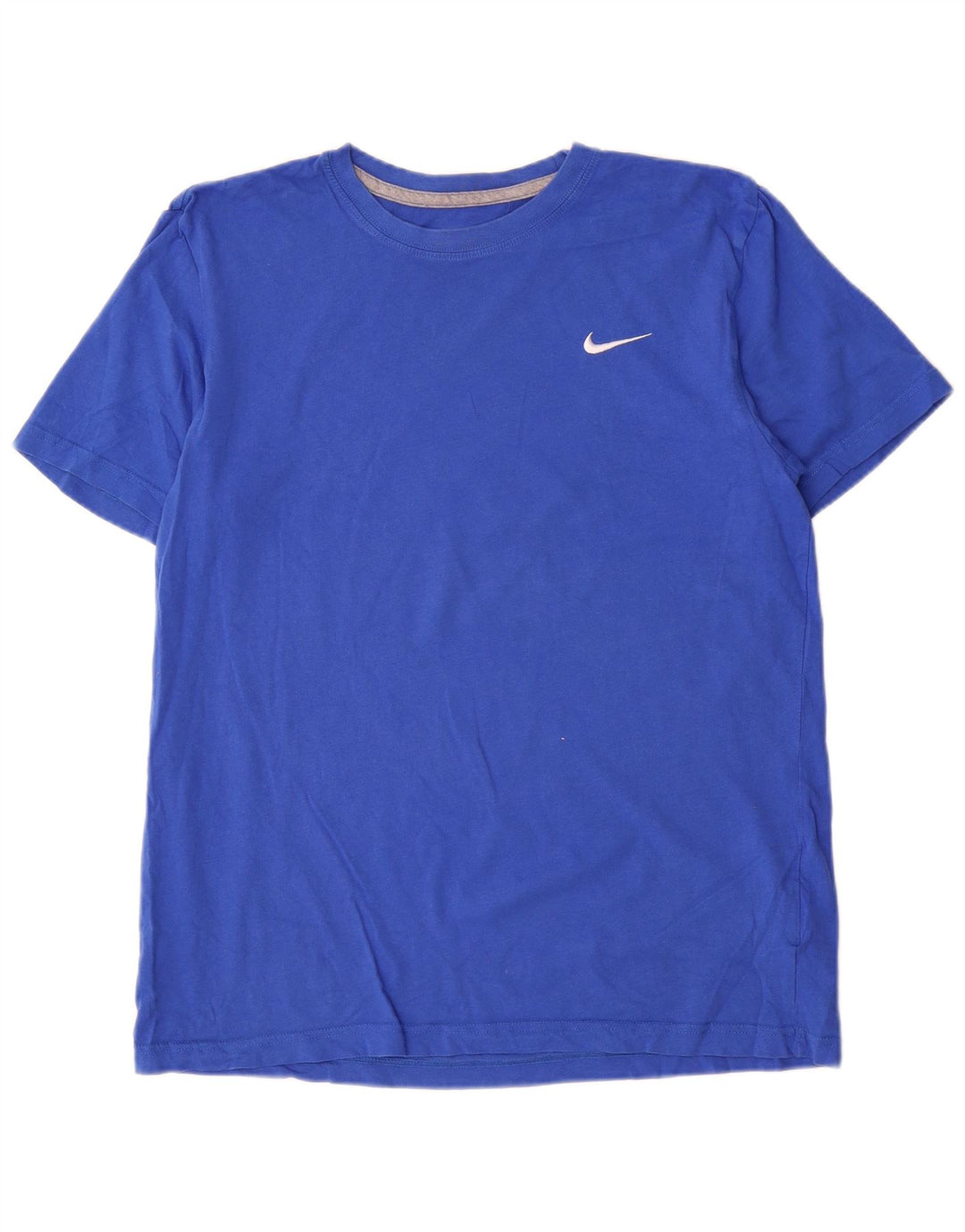 Nike Herren-T-Shirt mit normaler Passform, groß, aus blauer Baumwolle