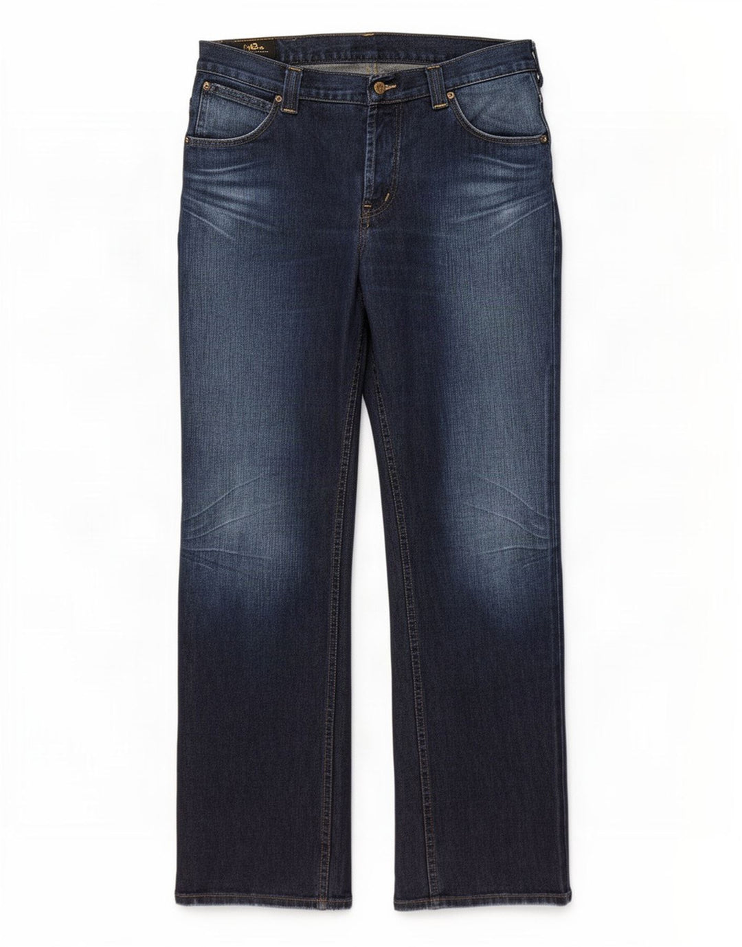 Lee Herren Roscoe Bootcut Jeans W34 L34 Blaue Baumwolle