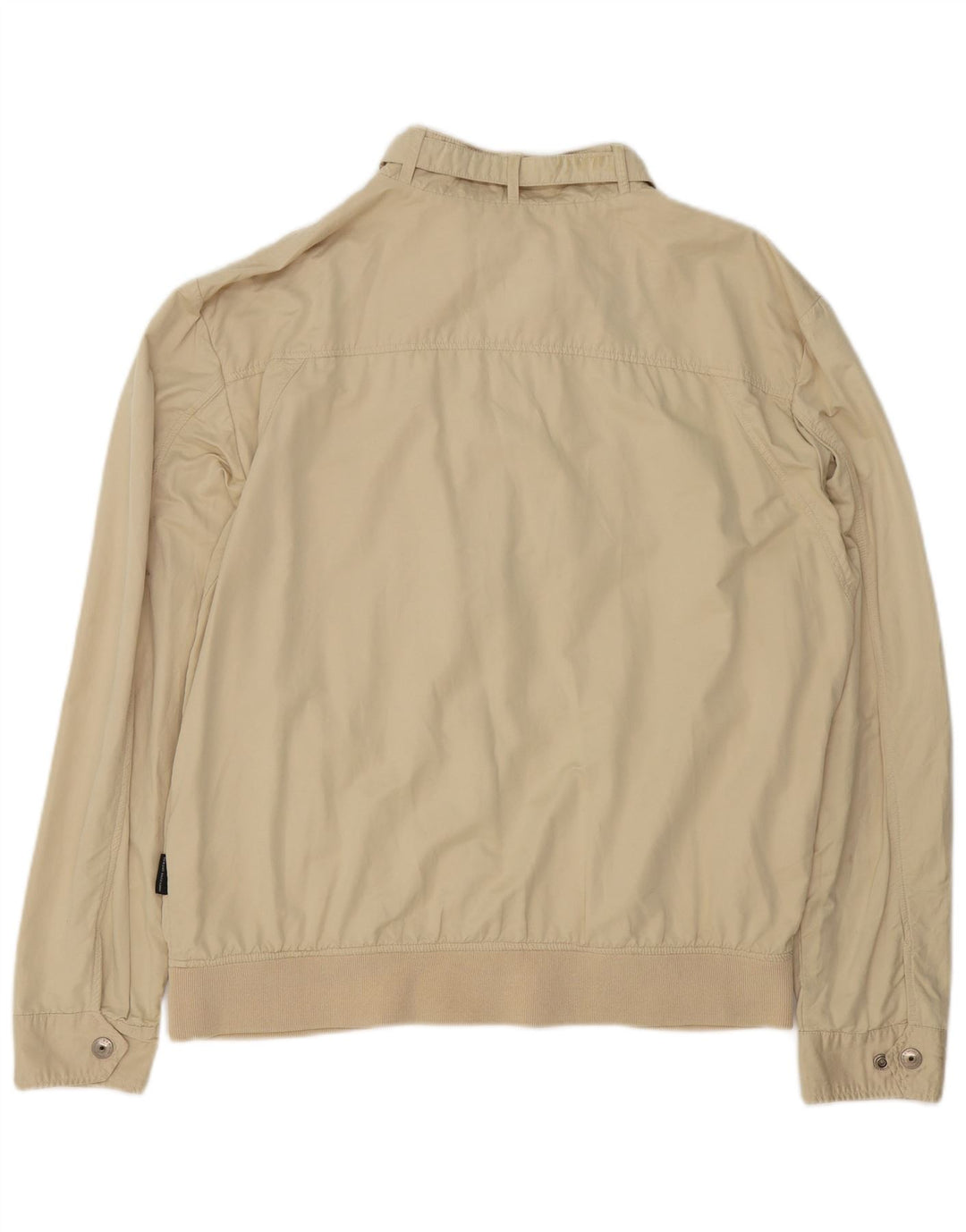 Sergio Tacchini Herren Bomberjacke UK 44 2XL Beige Baumwolle