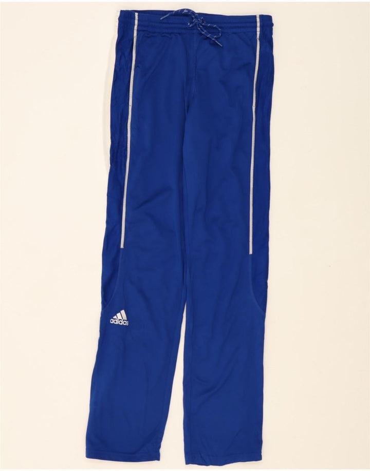 ADIDAS Mens Tracksuit Trousers Small  Blue Colourblock Polyester Vintage Adidas and Second-Hand Adidas from Messina Hembry 