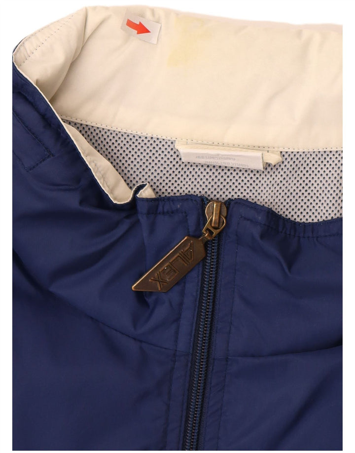 Alex Athletics Herren-Trainingsanzugoberteil, Jacke XL, Marineblau, Farbblock