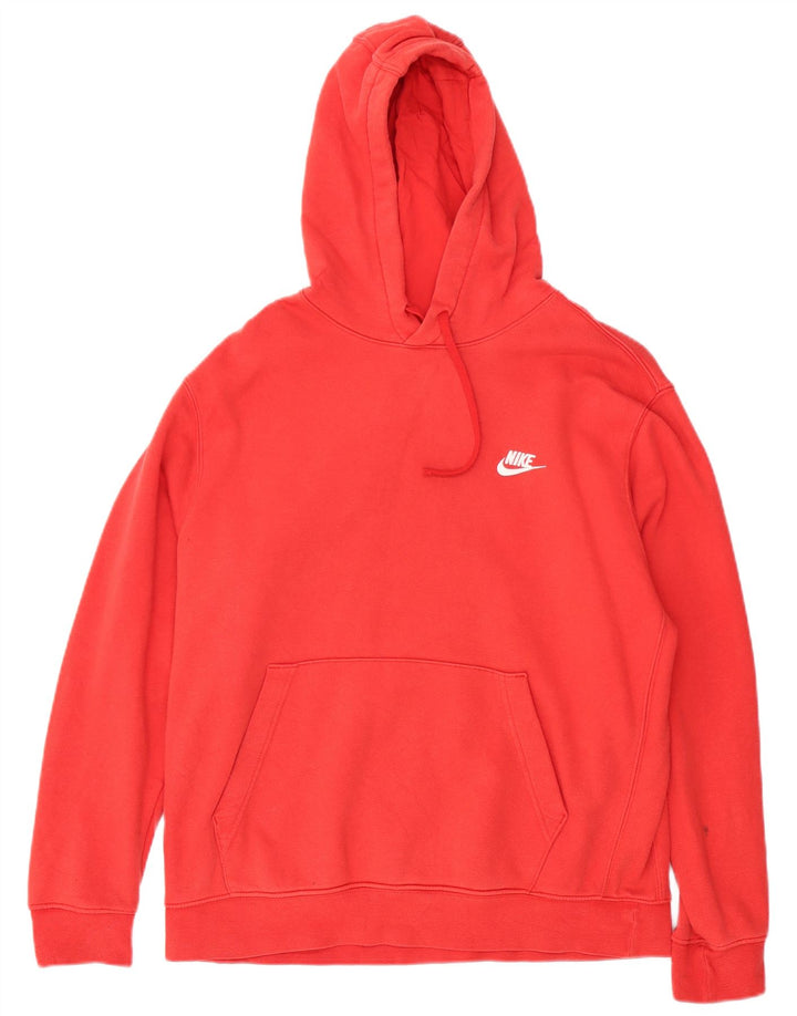 Nike Herren Kapuzenpullover, groß, aus roter Baumwolle