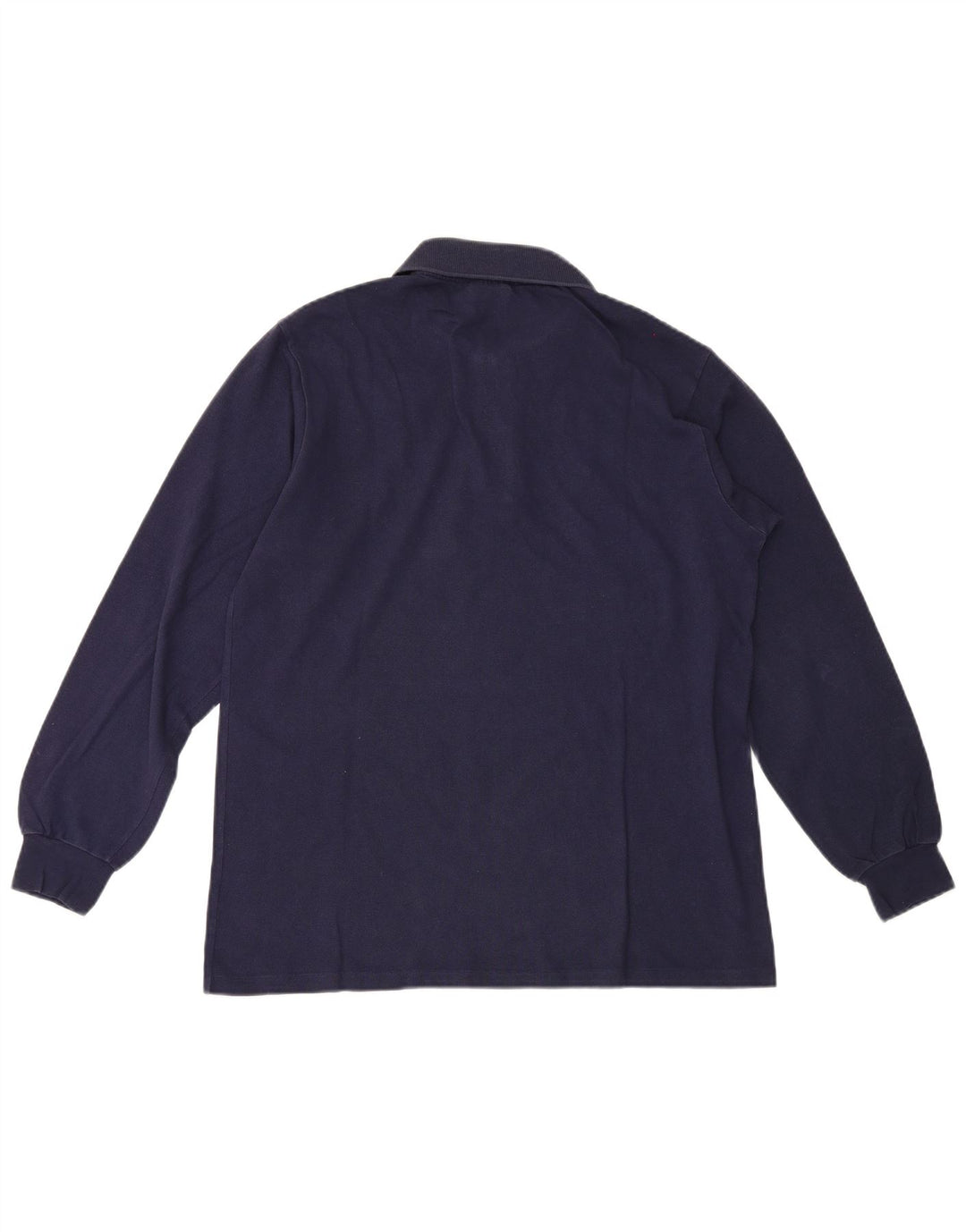 Lacoste Herren-Langarm-Poloshirt, Größe 4, mittelgroß, Marineblau