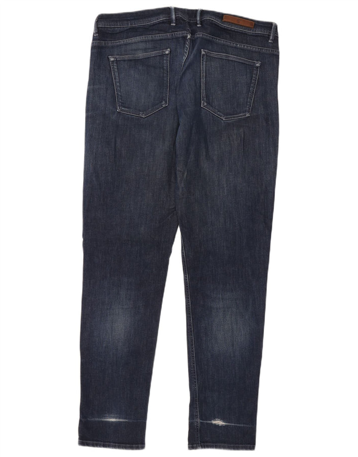 MASSIMO DUTTI Herren Slim Jeans EU 48 XL W38 L32 Blau