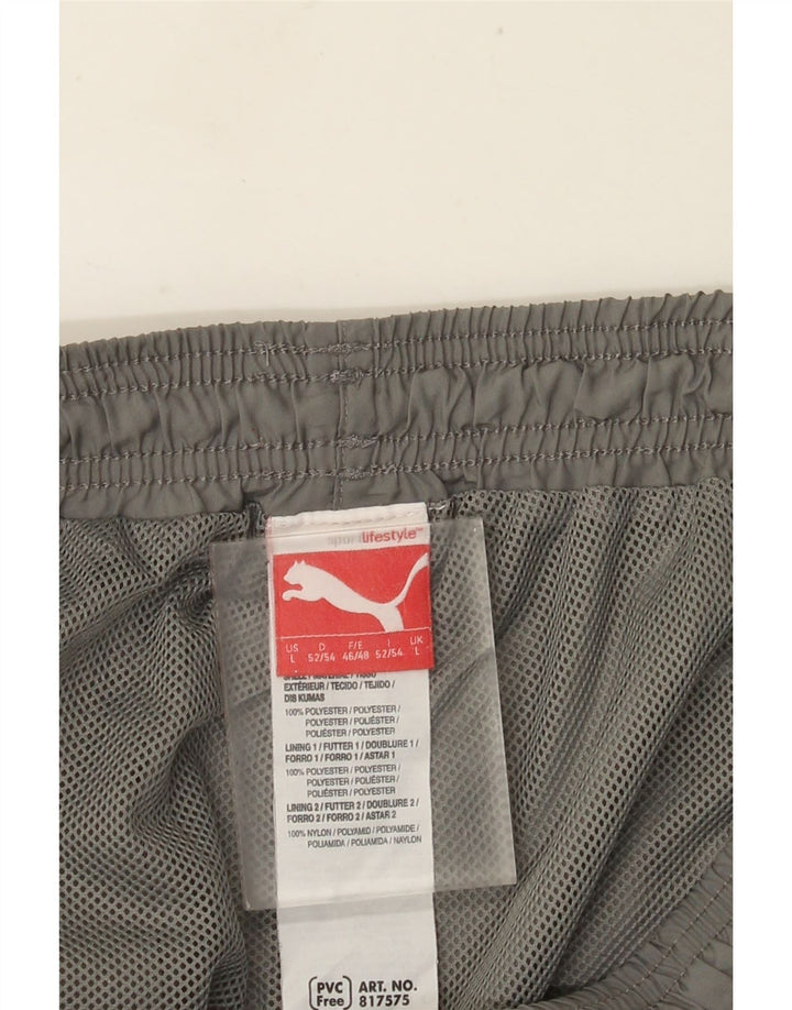 PUMA Herren-Trainingshose, Jogginghose, groß, grau, Polyester