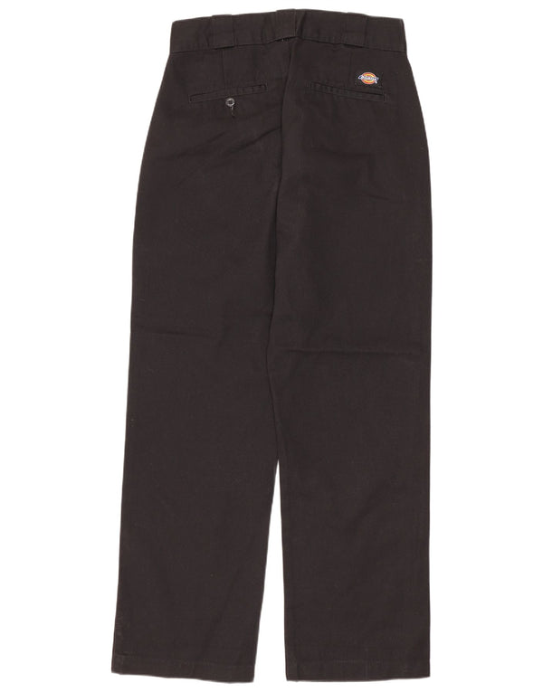 Dickies Damen gerade Chinohose W26 L26 Schwarz Polyester