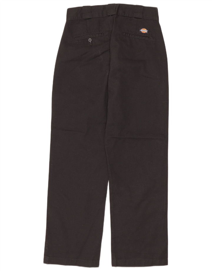 Dickies Damen gerade Chinohose W26 L26 Schwarz Polyester