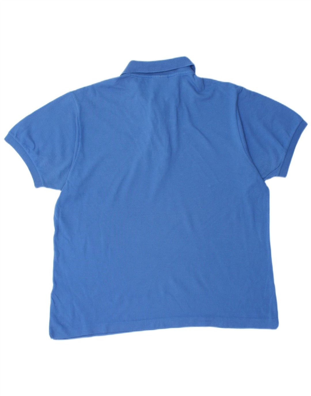 LACOSTE Mens Polo Shirt Size 5 Large Blue Cotton