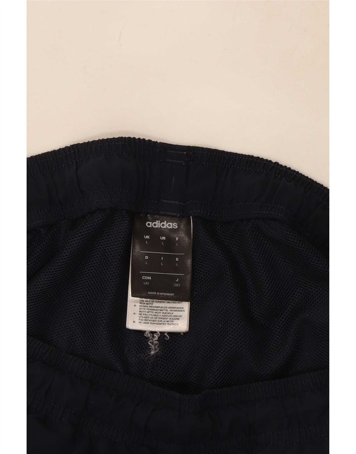 Adidas Herren-Sportshorts, groß, marineblau, Polyester