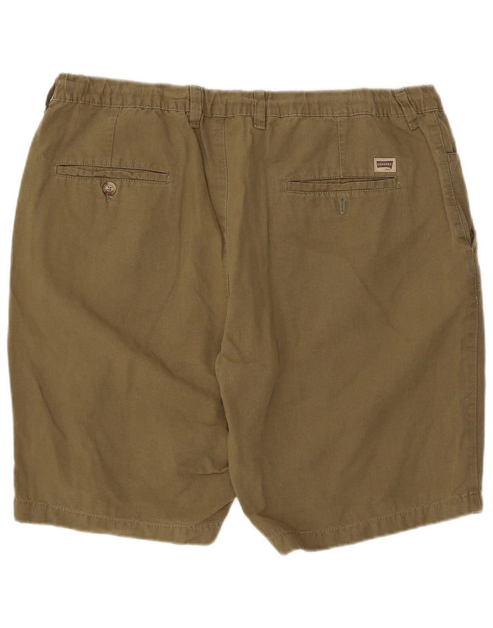 Carrera Herren Chinoshorts XL W38 Khaki Baumwolle