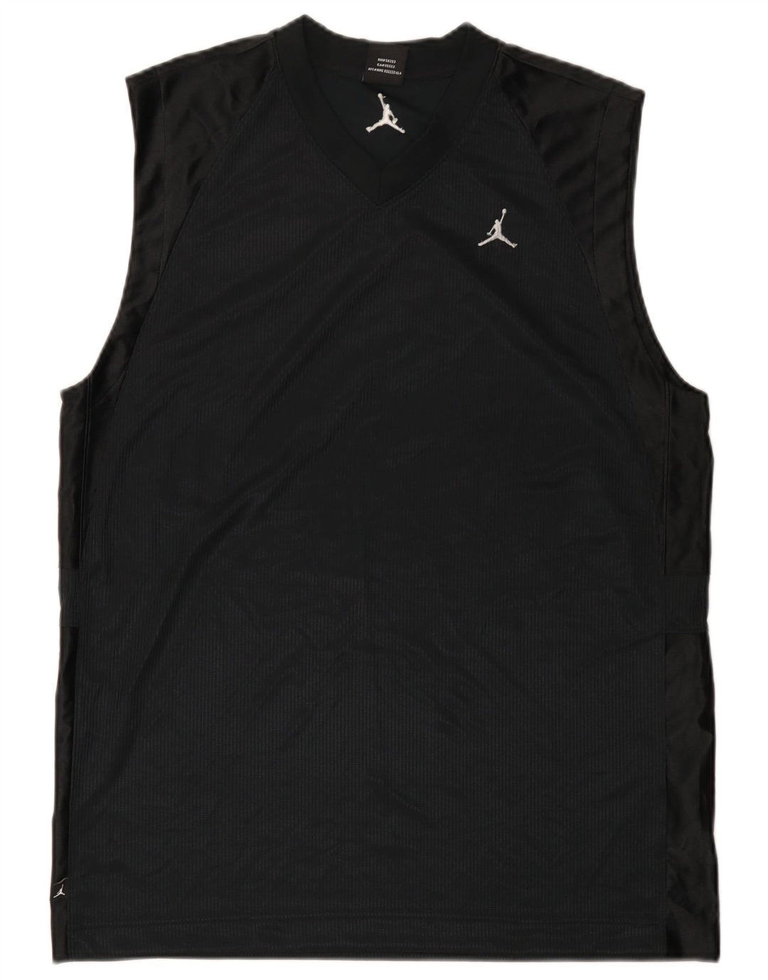 Jordan Herren-Weste, mittelgroß, schwarzes Polyester
