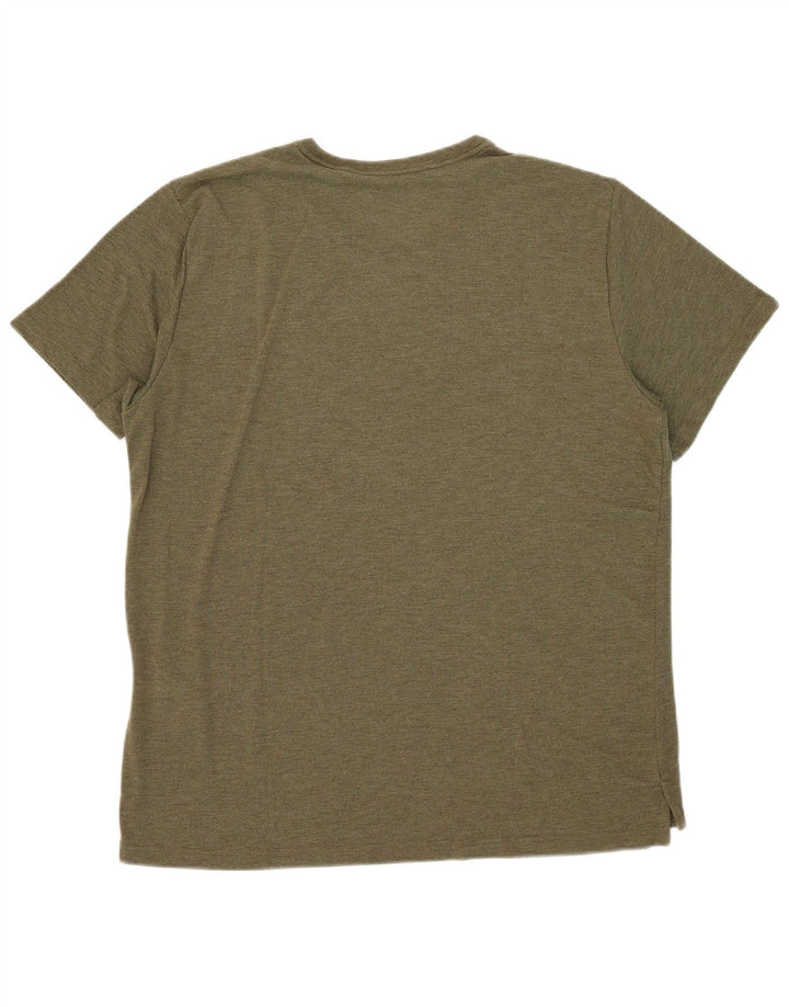 Nike Herren Dri Fit T-Shirt Top XL Grün Polyester