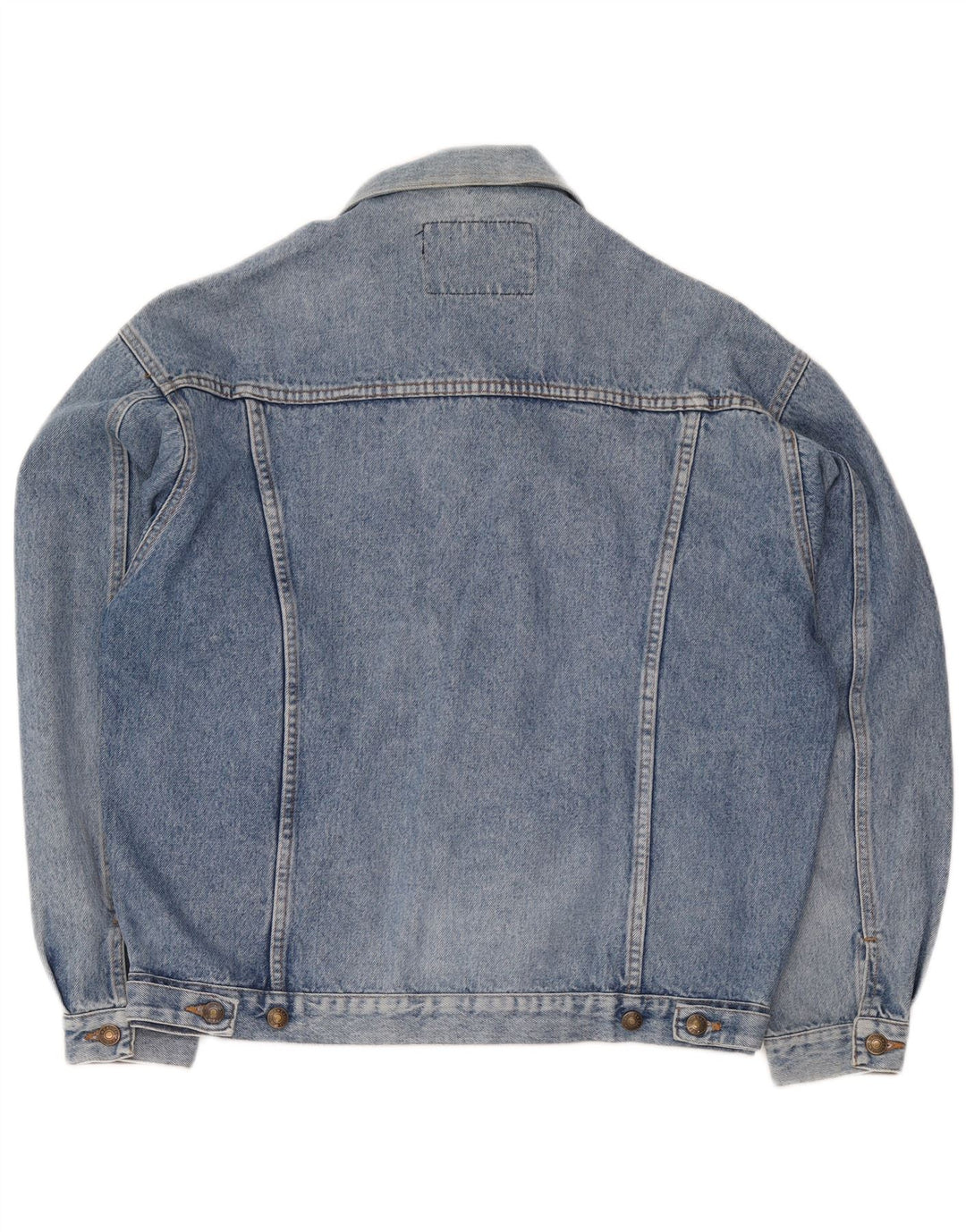 Casucci Herren Jeansjacke UK 40 Große blaue Baumwolle
