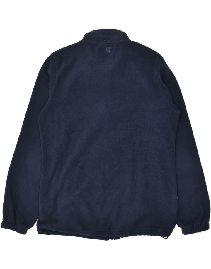 MOUNTAIN WAREHOUSE Womens Fleece Jacket UK 12 Medium Navy Blue Polyester | Vintage Mountain Warehouse | Thrift | Second-Hand Mountain Warehouse | Used Clothing | Messina Hembry 