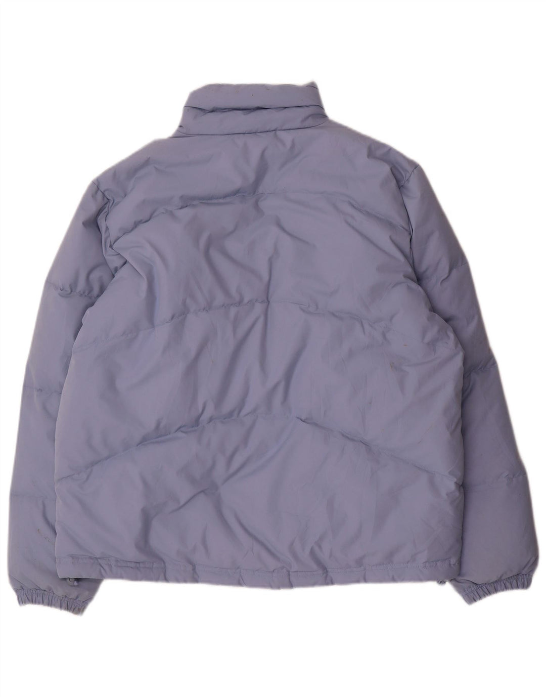 Adidas Damen Übergroße gepolsterte Jacke UK 14 Large Blau Polyester