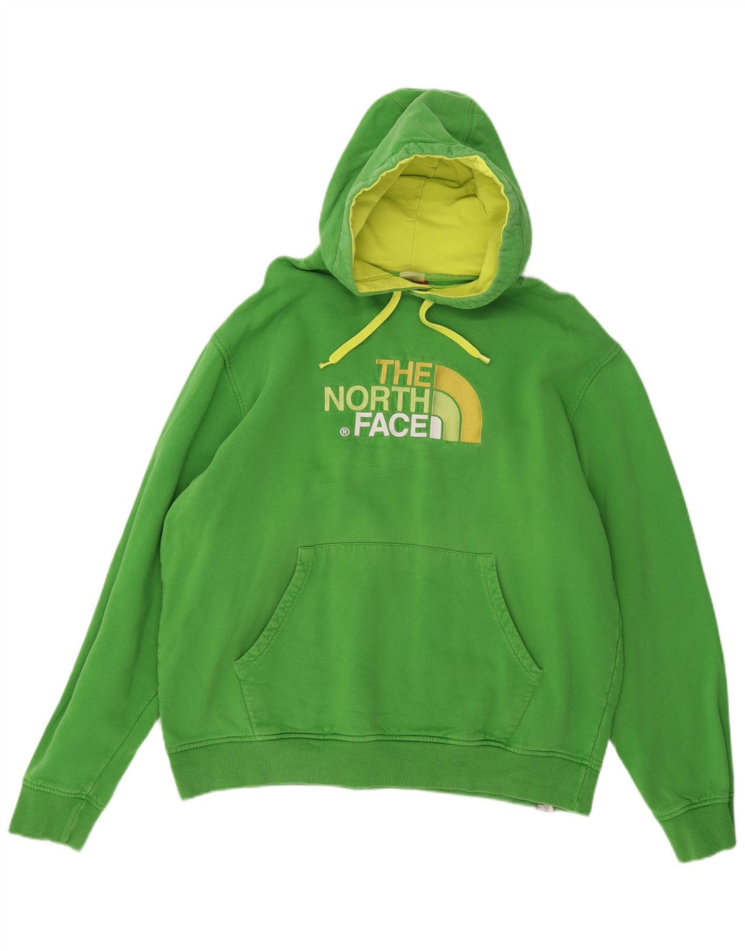 THE NORTH FACE Herren Graphic Hoodie Pullover XL Grüne Baumwolle