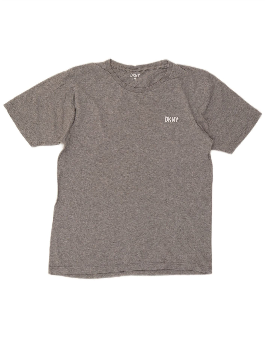 Dkny Herren T-Shirt-Oberteil aus mittelgrauer Baumwolle