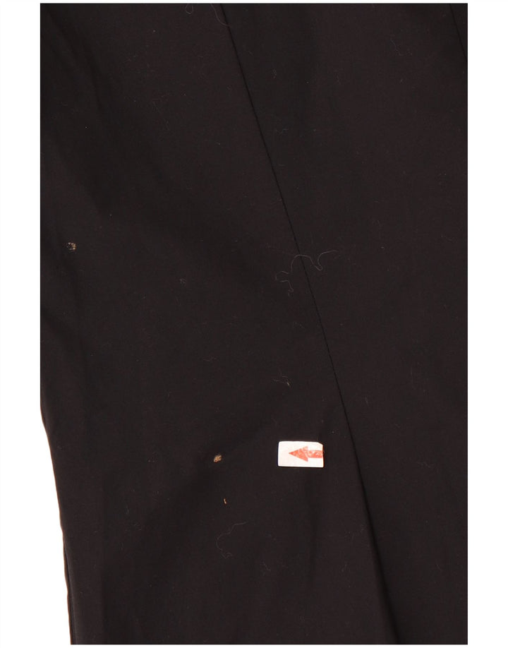 Zara Damen Langarm-Etuikleid UK 14 Large Schwarz
