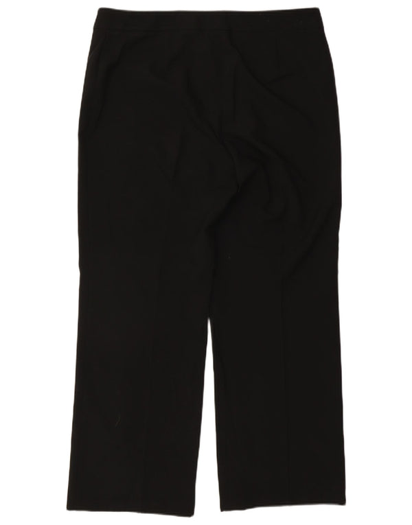 Marks & Spencer Damen Gerade Freizeithose UK 16 Large W34 L29 Schwarz