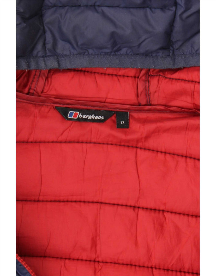Berghaus Wattierte Jacke mit Kapuze für Jungen, 12–13 Jahre, Marineblau