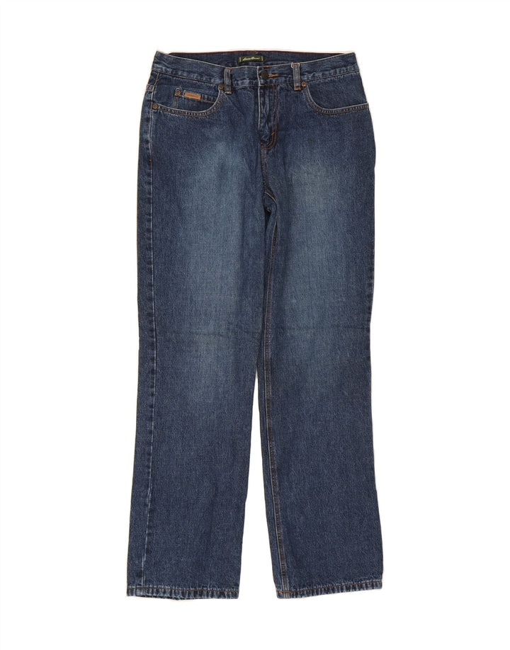 EDDIE BAUER Womens Straight Jeans US 8 Medium W30 L31 Blue Cotton Vintage Eddie Bauer and Second-Hand Eddie Bauer from Messina Hembry 