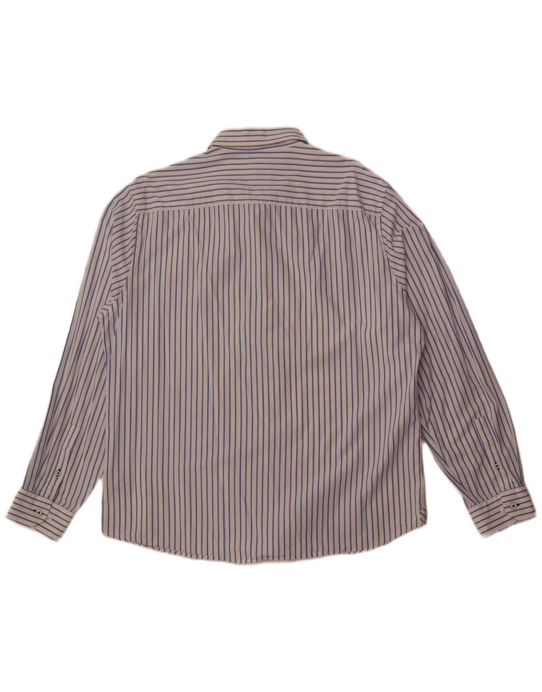 Crew Clothing Herren Slim Fit Hemd 2XL weiß gestreift aus Baumwolle