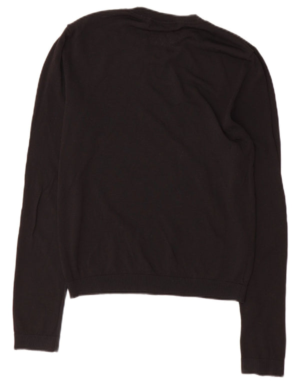 Zara Damen-Pullover mit Rundhalsausschnitt, Gr. 10, Größe S, Schwarz