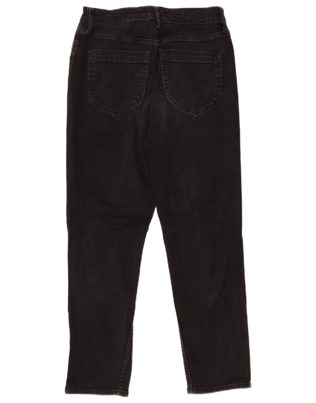 Reiss Damen Slim Jeans W27 L26 Schwarze Baumwolle