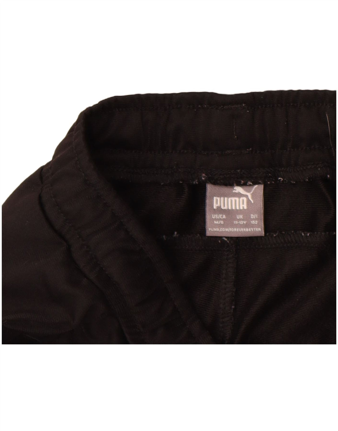 PUMA Jungen-Trainingshose, 11–12 Jahre, Schwarz