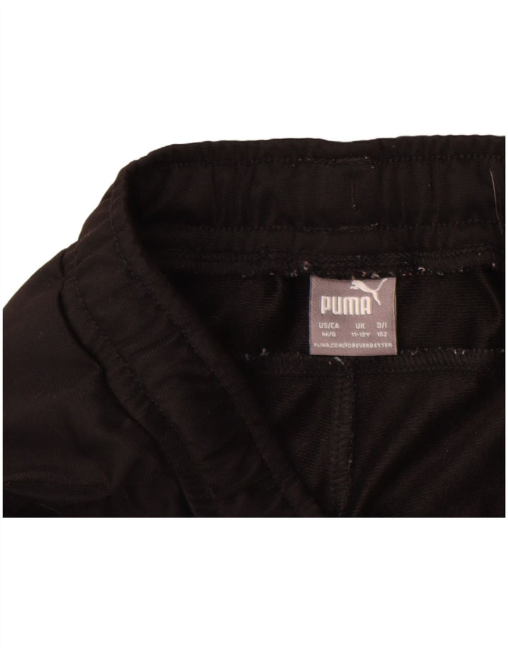 PUMA Jungen-Trainingshose, 11–12 Jahre, Schwarz