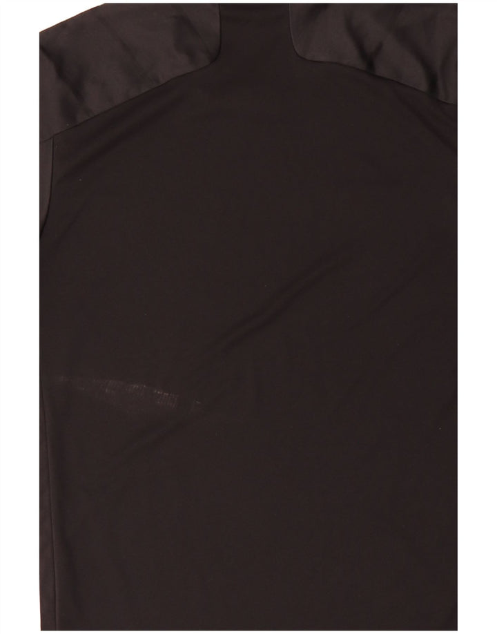 Adidas Herren Aeroready T-Shirt Top Medium Schwarz Nadelstreifen Polyester