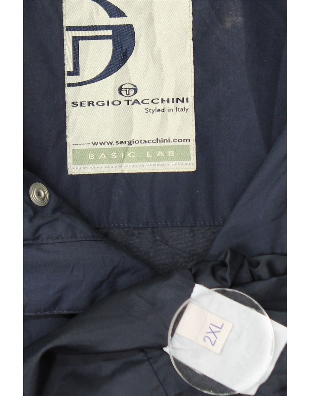 Sergio Tacchini Herren Utility Jacke UK 44 2XL Marineblau