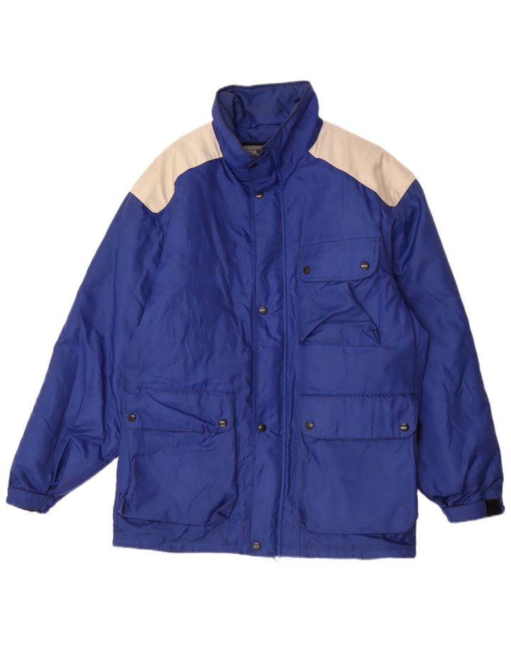 Dainese Herren gepolsterte Racer-Jacke IT 50 mittelblaues Colourblock-Polyamid
