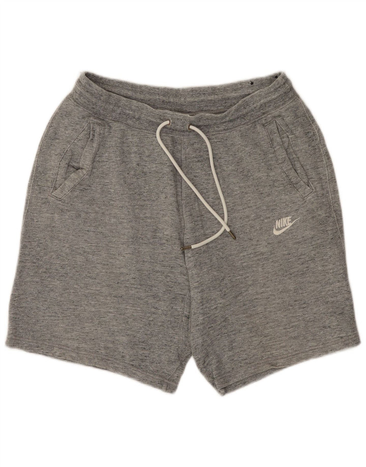 Nike Herren-Sportshorts, große, grau gefleckte Baumwolle