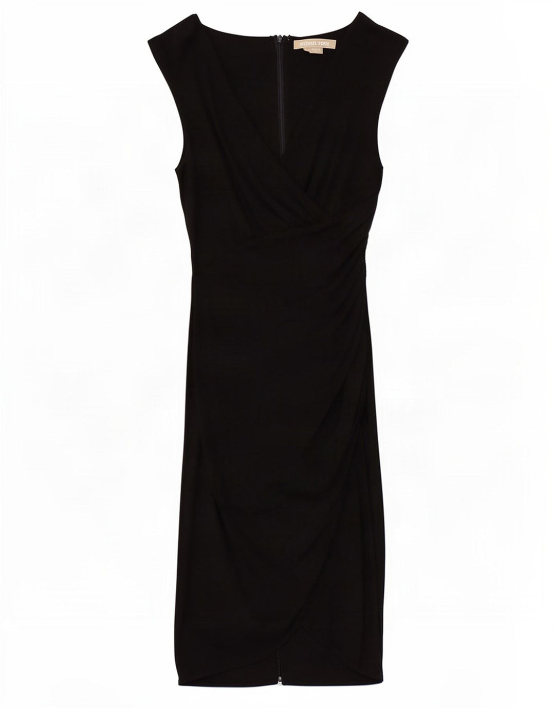 Michael Kors Damen Ärmelloses Etuikleid US 6 Medium Schwarz