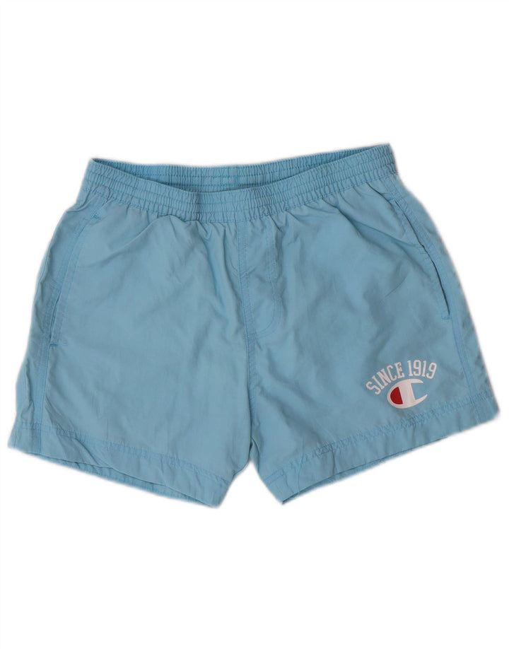 Champion Badeshorts für Jungen mit Grafik, 11–12 Jahre, Größe L, Blau, Polyamid
