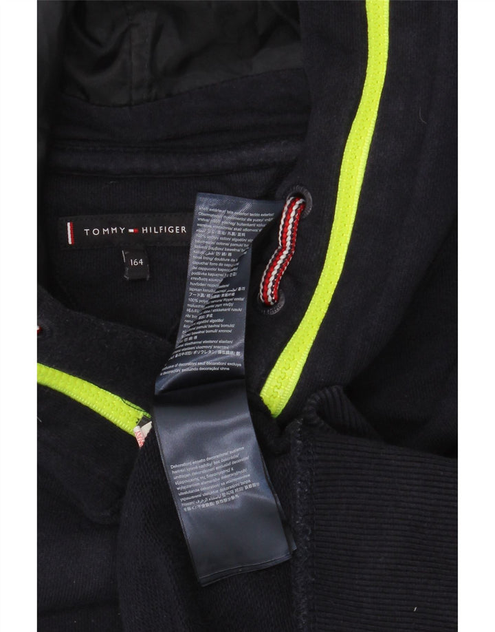 Tommy Hilfiger Kapuzenpullover für Jungen, 13–14 Jahre, marineblaues Polyester