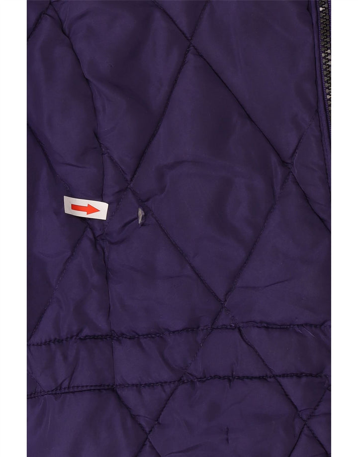 Marks & Spencer Damen Steppmantel UK 14 Large Lila Polyester