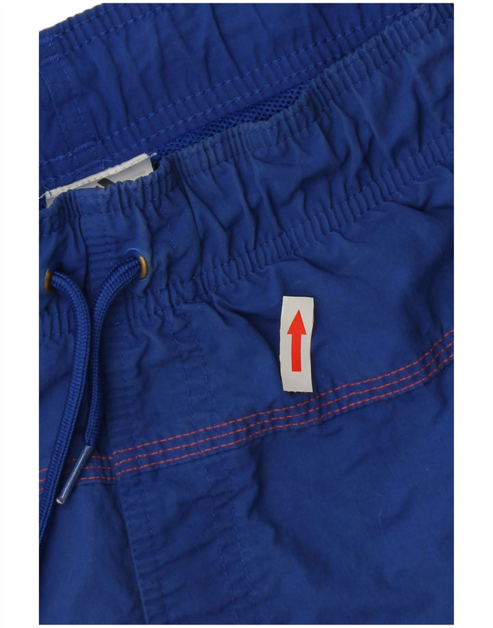 Adidas Herren-Badeshorts, groß, blaues Colourblock-Nylon