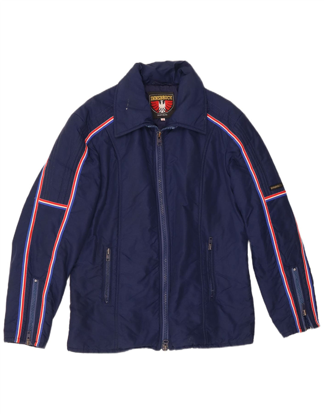 Innsbruck Herren Windjacke EU 54 2XL Marineblau gestreift Polyamid