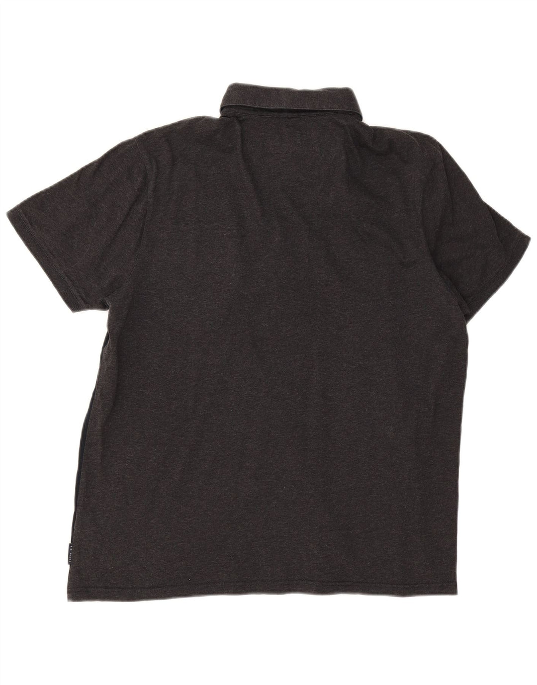 Ted Baker Herren-Poloshirt, Größe 4, groß, marineblau, Colourblock-Baumwolle