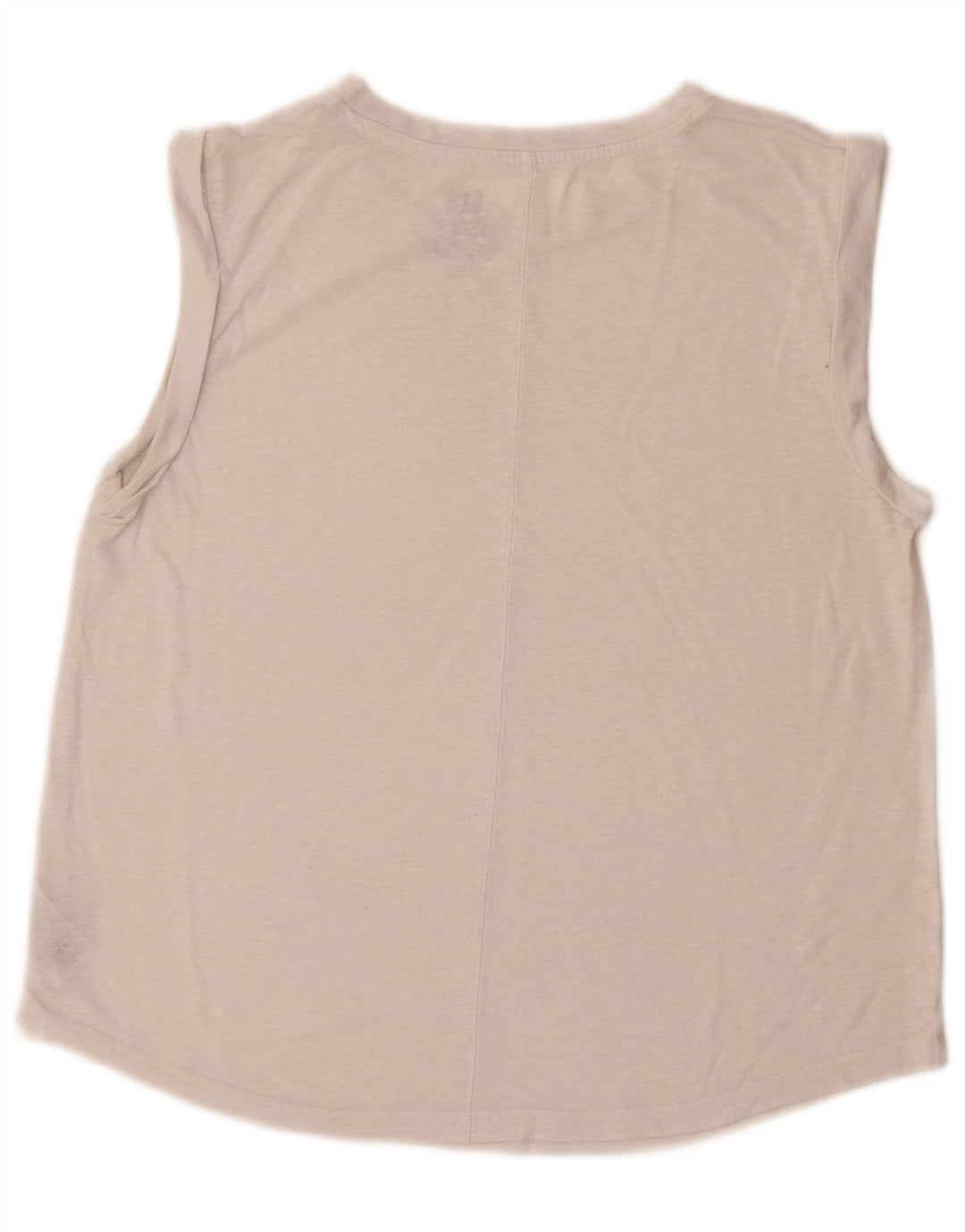 Gap Damen Weste Top UK 14 Mittelweißes Leinen