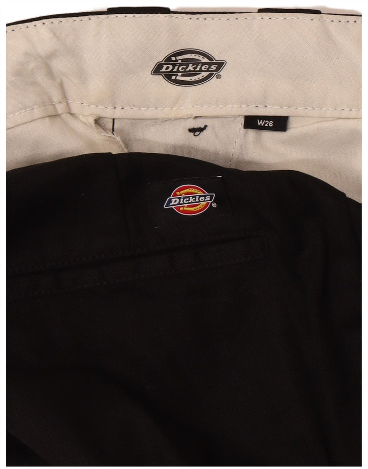 Dickies Damen gerade Chinohose W26 L29 Schwarz