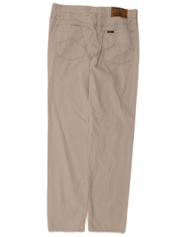 Carrera Herren-Freizeithose, gerade, W36, L34, cremefarbene Baumwolle