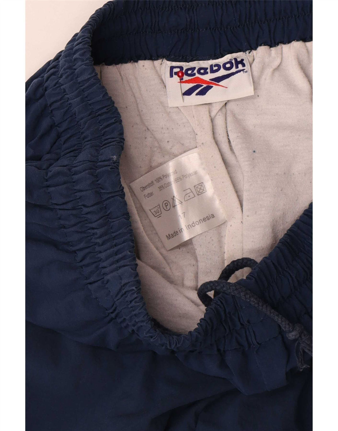 Reebok Herren-Trainingshose, Jogginghose, Mittelblau, Polyamid