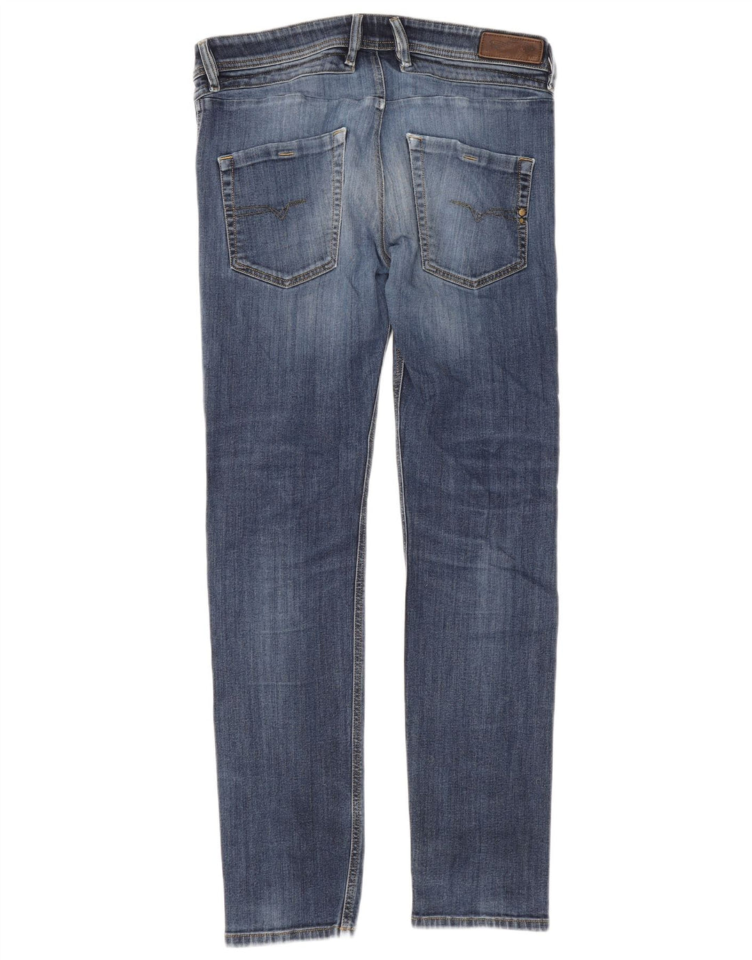 Diesel Herren Skinny Jeans W33 L33 Blaue Baumwolle