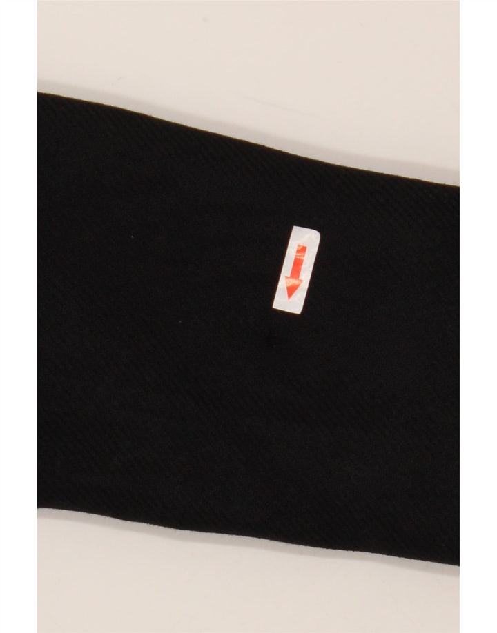 Zara Damen Mantel UK 14 Mittelschwarze Wolle