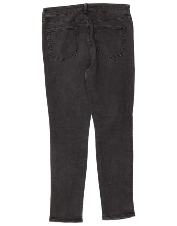 Gap Womens Skinny Jeans UK 14 Large W34 L29 Black Cotton