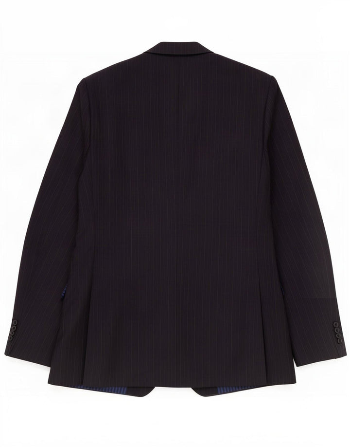 Marks & Spencer Herren-Blazer mit 2 Knöpfen, UK 44, XL, Marineblau, Nadelstreifen